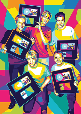Westlife Pop Art Portrait