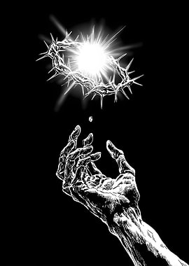 Crown of Thorns and Hand