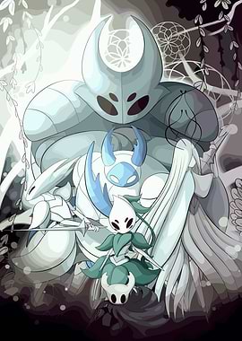 Hollow Knight Characters Illustration