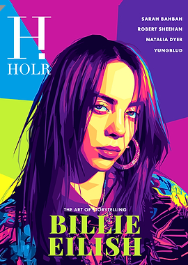 Billie Eilish Pop Art Magazine Cover