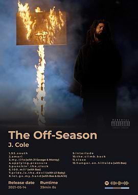 J. Cole - The Off-Season Album Cover