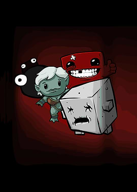 Super Meat Boy Cartoon Characters