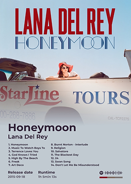 Lana Del Rey - Honeymoon Album
