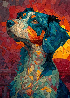 Mosaic Springer Spaniel