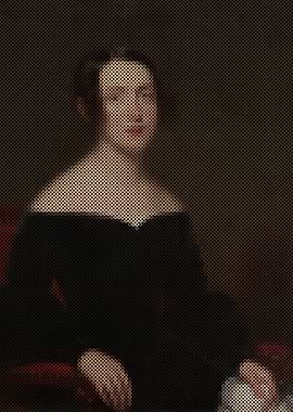 Portrait of a Lady in a Black Dress