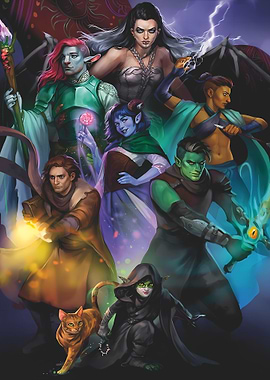 Mighty Nein Group Portrait