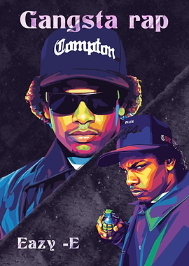 Eazy-E Gangsta Rap Portrait