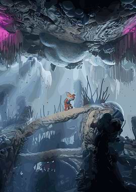 Mother Machine Adventure in a Mysterious Cave