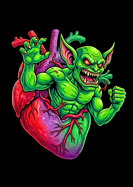 Goblin Heart Illustration
