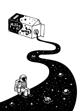 Milky Way Astronaut