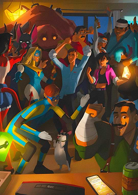 Superhero Party Celebration