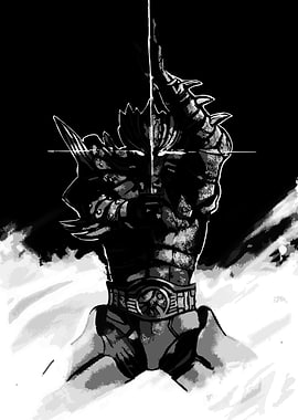 Power Armored Warrior with Sword