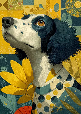 Floral Springer Spaniel