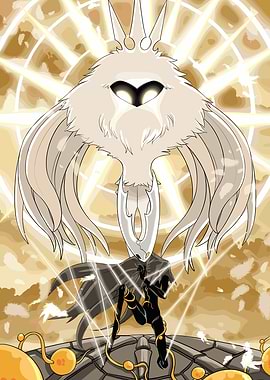 Hollow Knight Radiance Battle Fanart