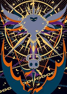 Hollow Knight Abstract Art