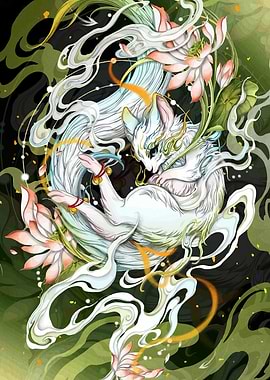 Elegant Fox Lotus Flowers