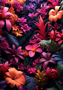 Vibrant Tropical Floral Arrangement