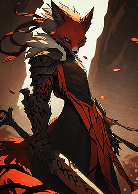 Fox Warrior with Sword
