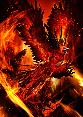 Fiery Phoenix Rising