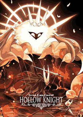 Hollow Knight Radiance Battle Illustration