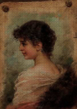 Profile Portrait of a Young Woman