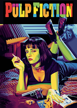 Pulp Fiction Mia Wallace Art