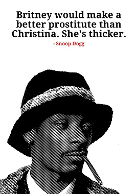 Snoop Dogg Quote Portrait