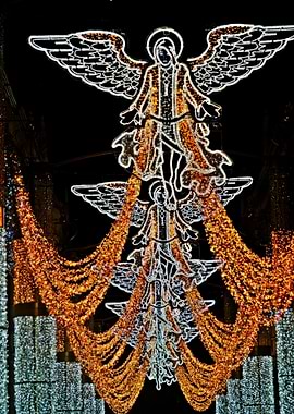 Angel Christmas Lights Decoration