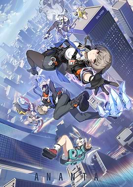 Ananta: Anime Characters in Cityscape