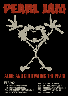 Pearl Jam Alive Tour Poster