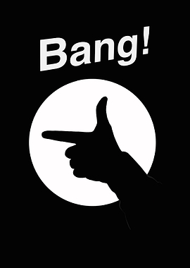 Bang! Hand Gun Silhouette