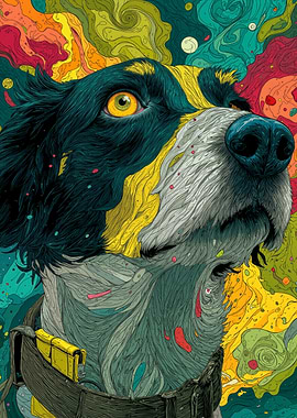 Colorful Springer Spaniel