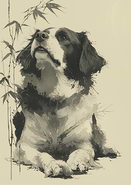 Springer Spaniel Bamboo