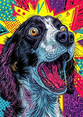 Surprised Springer Spaniel