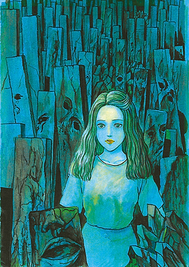 Eerie Forest of Faces