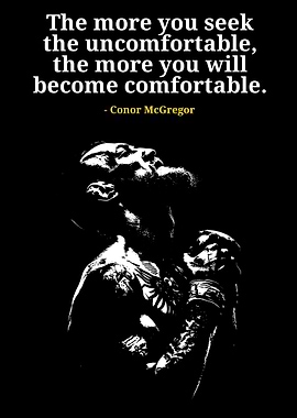 Conor McGregor Motivational Quote Poster