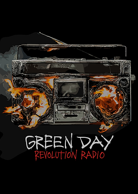 Green Day Revolution Radio Boombox