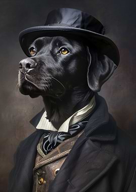 Dapper Dog Portrait