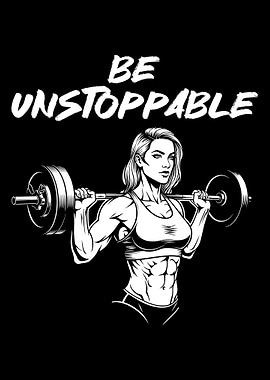 Be Unstoppable Fitness Illustration