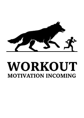 Workout Motivation: Wolf Chasing Man