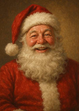 Jolly Santa Claus Portrait