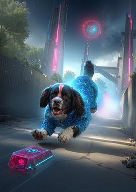 Futuristic Springer Spaniel