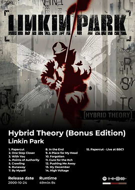 Linkin Park - Hybrid Theory Album Cover