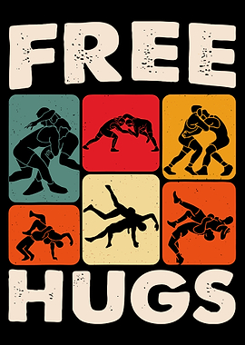 Free Hugs Wrestling Retro