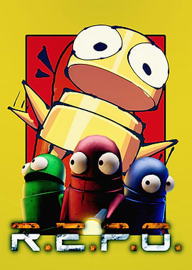 Repo Game Characters Illustration