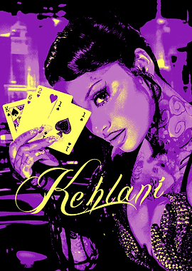Kehlani with Playing Cards