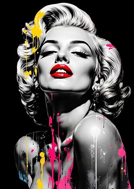 Marilyn Monroe Pop Art Portrait