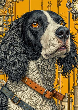 Steampunk Springer Spaniel