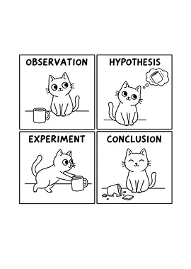 Cat Science Experiment Comic