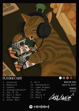Playboi Carti Album Cover with Cat
